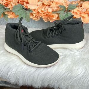 Allbirds Womens Wool Mizzles High Top Forest Green size 7 Superfine NZ Merino